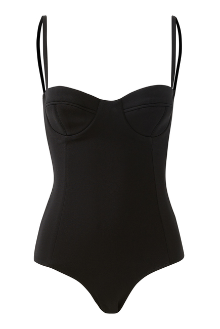 Stretchy Bodysuit with Moulded Bust